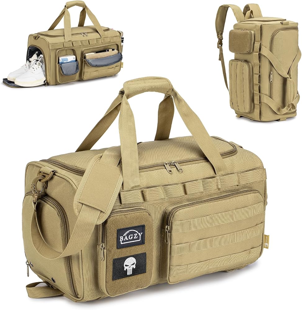 borsone-zaino-720nqd-1.jpg BAGZY Borsone Palestra Uomo 40 Litri, Zaino da Palestra Zaino Tattico Militare Borsa Crossfit Borsone Viaggio Impermeabile Borsoni Viaggio Con ... - immagine 1