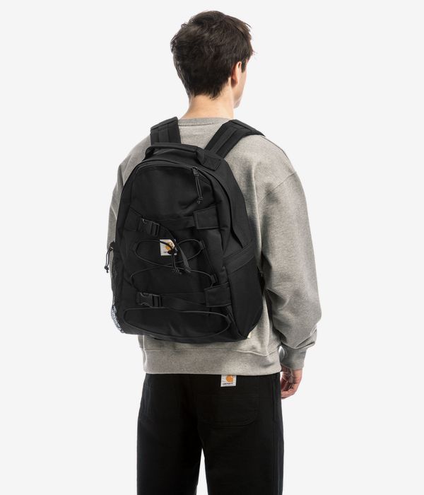 carhartt-zaino-386jrm-1.jpg Carhartt WIP Kickflip Recycled Zaino 24,8L (black) - immagine 1