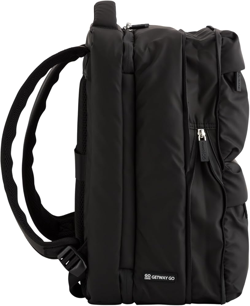 carpisa-zaini-540hfj-1.jpg CARPISA GETWAY GO Zaino da viaggio (25 x 40 x 20) 100% impermeabile. Ideale come bagaglio a mano gratuito per voli economici. Scomparto per computer fino a 15". Espandibile Cinghia per il - immagine 1