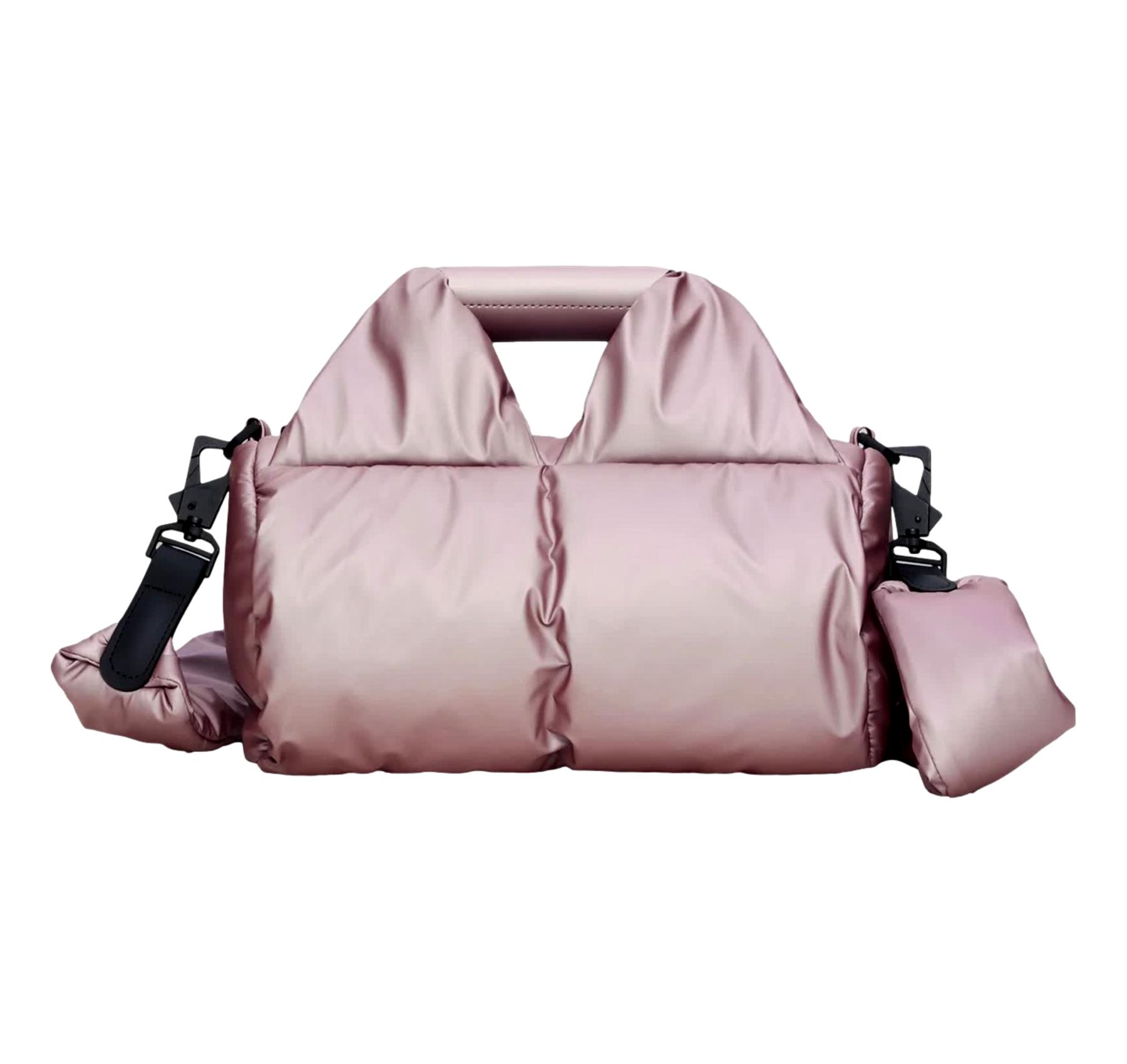 rains-borse-735pws-1.jpg Borse & Portafogli A/I amelia stella fashion RAINS Nyssa Puffer Duffel Crossbody Mini Colore Rosa Muse - immagine 1