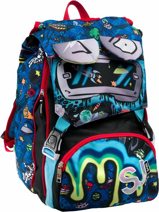 sj-zaini-938kxz-1.jpg Zaino scuola Sdoppiabile Big Sj Gang Wondrous Da Sj Boy, Royal Blue 27 x 41 x 16 cm Sj Gang Cartoleria e scuola | IBS - immagine 1