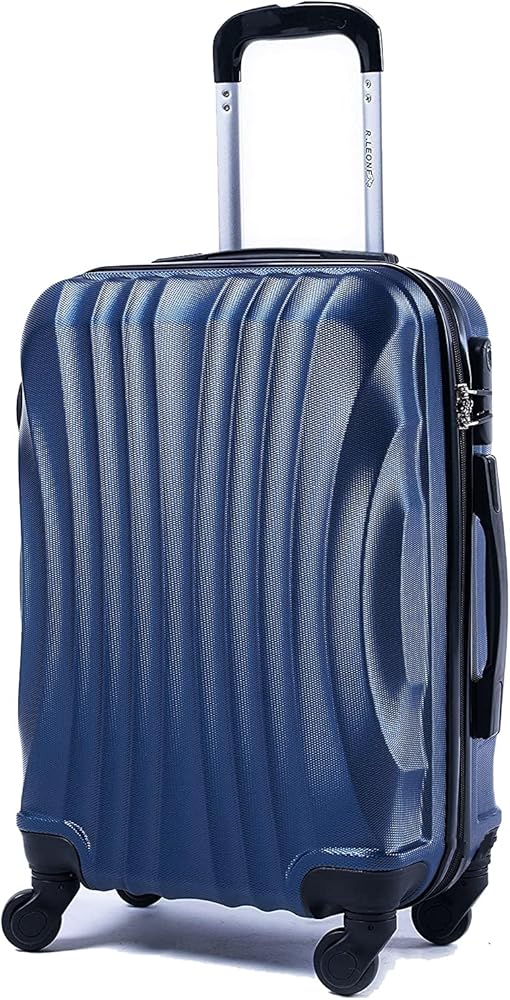 trolley-bagaglio-a-mano-ryanair-511wcg-1.jpg R.Leone Ryanair 55x40x20 cm Valigia Trolley Bagaglio a mano 4 Ruote rimovibile Ultraleggero in ABS Autonomo 20373N (Blu, Valigia 55X40X20cm) : ... - immagine 1
