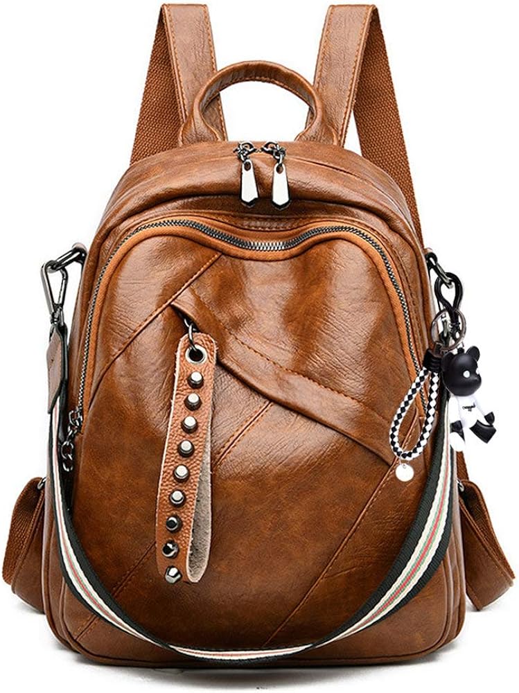 zainetti-591eqw-1.jpg BUKESIYI Donna Borsa Zaino Elegante Zainetto Borse a Tracolla Zaini Antifurto Zainetti 2025 PU Pelle IT78196 Marrone : Amazon.it: Moda - immagine 1