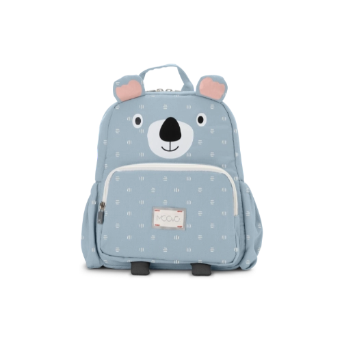 zainetto-bambina-283ydf.png Zaino asilo in cotone o poliestere KiddieKit Piccola / Cotone / Koala / Azzurro - immagine 1