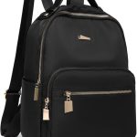 Kommodum Zaino Donna Zainetto Borsa a Spalla Borse a Mano Leggero Casual Multi uso per Tempo libero Viaggio Lavoro Shopping Colore Nero (Medio) : ...