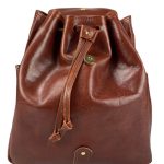 Zaino Donna in cuoio marrone