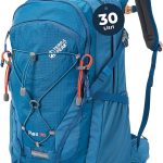 Terra Peak® Zaino da Trekking 30 litri uomo donna blu FLEX 30 MEDIO Zaino da escursionismo, viaggio sportivo e montagna da esterno ergonomico e ...