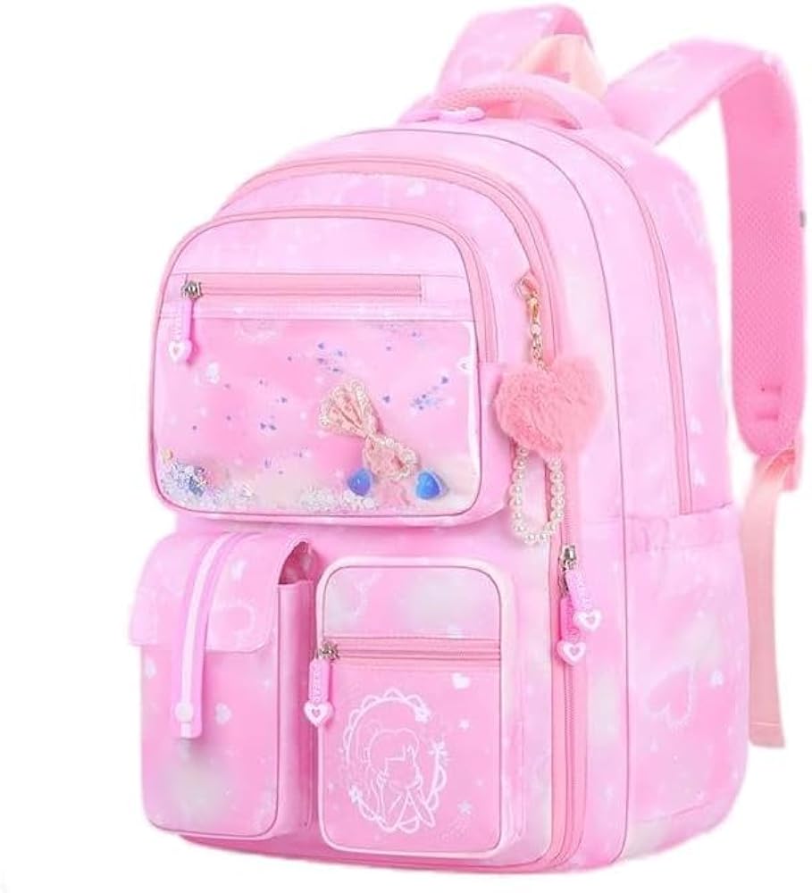 zaino-bambina-229cmi-1.jpg Zaino Scuola Elementare Bambina, Zaino Scuola Media Ragazza, 6 7 8 9 10 11 12 13 14 15 anni, Zaini Bimba Zainetti Borse Grande Zainetto Superiore, School Backpack Book Bag for Girls 45 x 32 x 18cm : Amazon.it: Moda - immagine 1