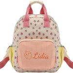 Generico Zainetto Bambina Personalizzato con Nome Ricamato, Fragola 23x28cm | Mini Zaino Bambina, Zaino Personalizzato a Design Fragola per Bambine ...