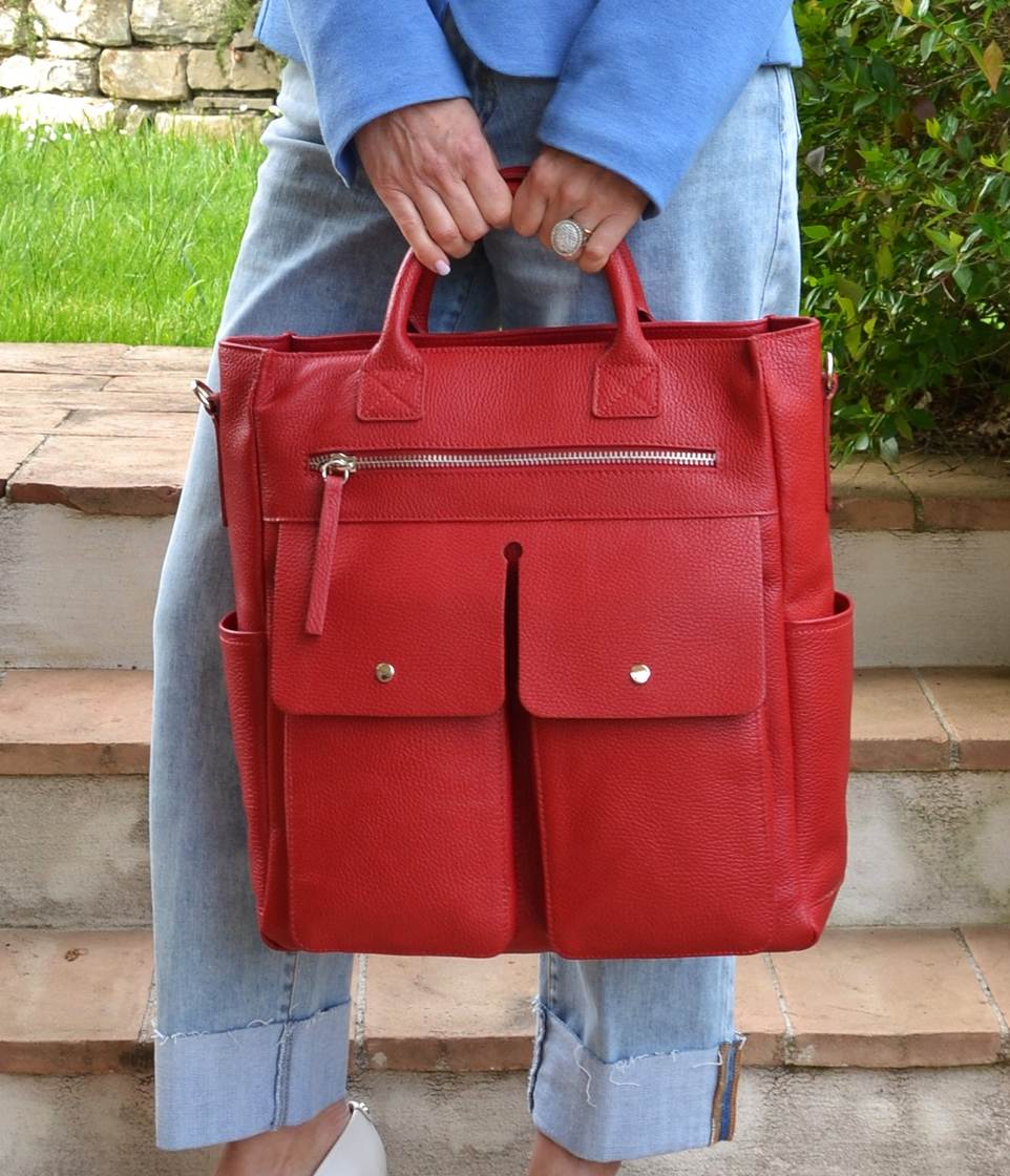 zaino-da-lavoro-donna-016gfv-1.jpg Borsa zaino professionale da donna Memphis Montini Bags - immagine 1