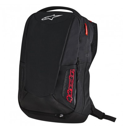 zaino-da-moto-981wkv-1.jpg Zaino da moto Alpinestars City Hunter Backpack nero e rosso - immagine 1