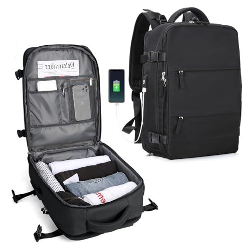 zaino-da-viaggio-donna-006yow-1.jpg Zaino da viaggio grande da donna, da viaggio, zaino da escursionismo, sportivo da esterno impermeabile, zaino da scuola casual,laptop da 14 pollici ... - immagine 1