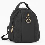 Globo E Commerce Calzature, Abbigliamento, Sport, Intimo, Accessori SOLO SOPRANI Zaino da donna nero con spalline regolabili e ciondolo frontale