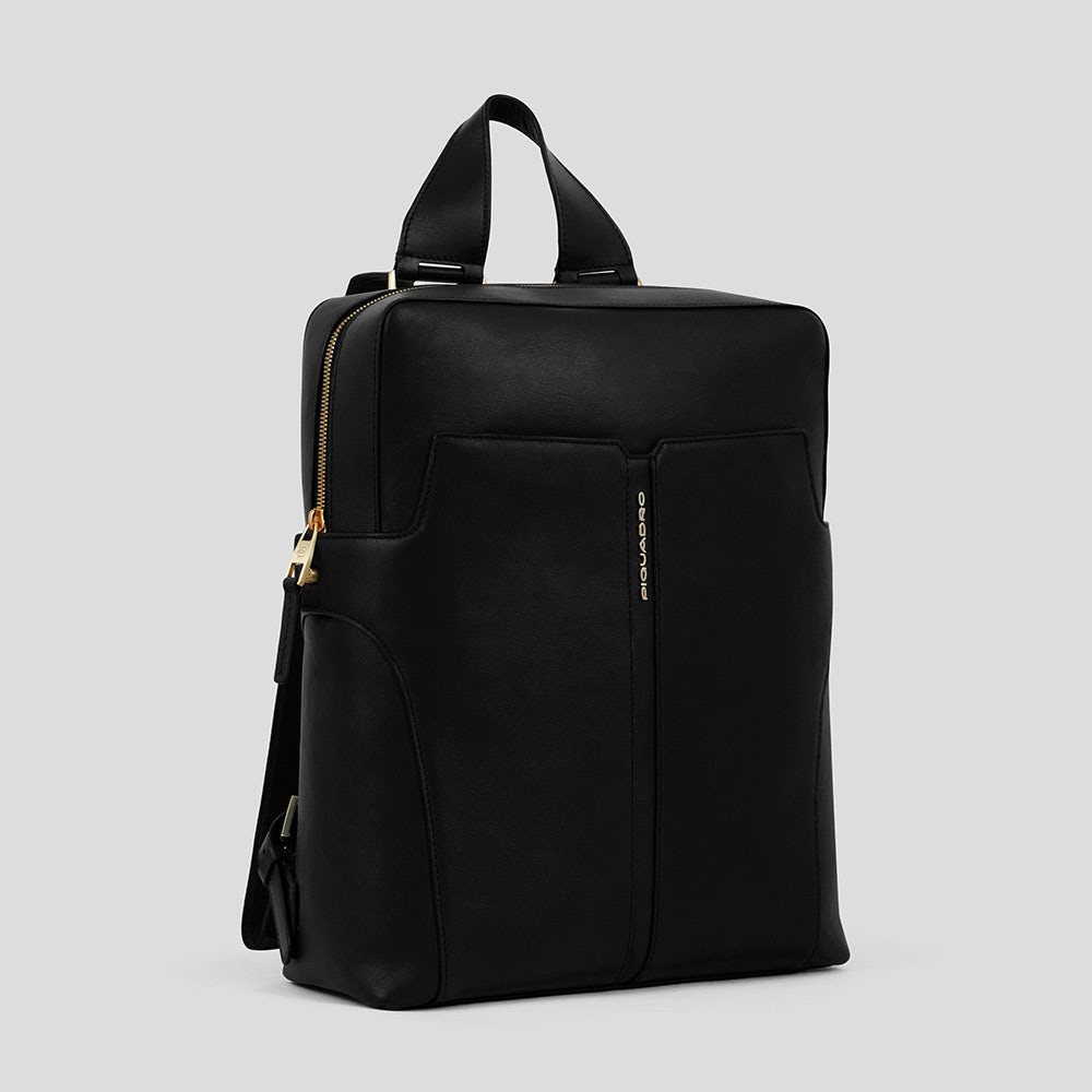 zaino-donna-porta-pc-500szi-1.jpg Piquadro Zaino Donna Porta Computer 15,6" Nero - immagine 1
