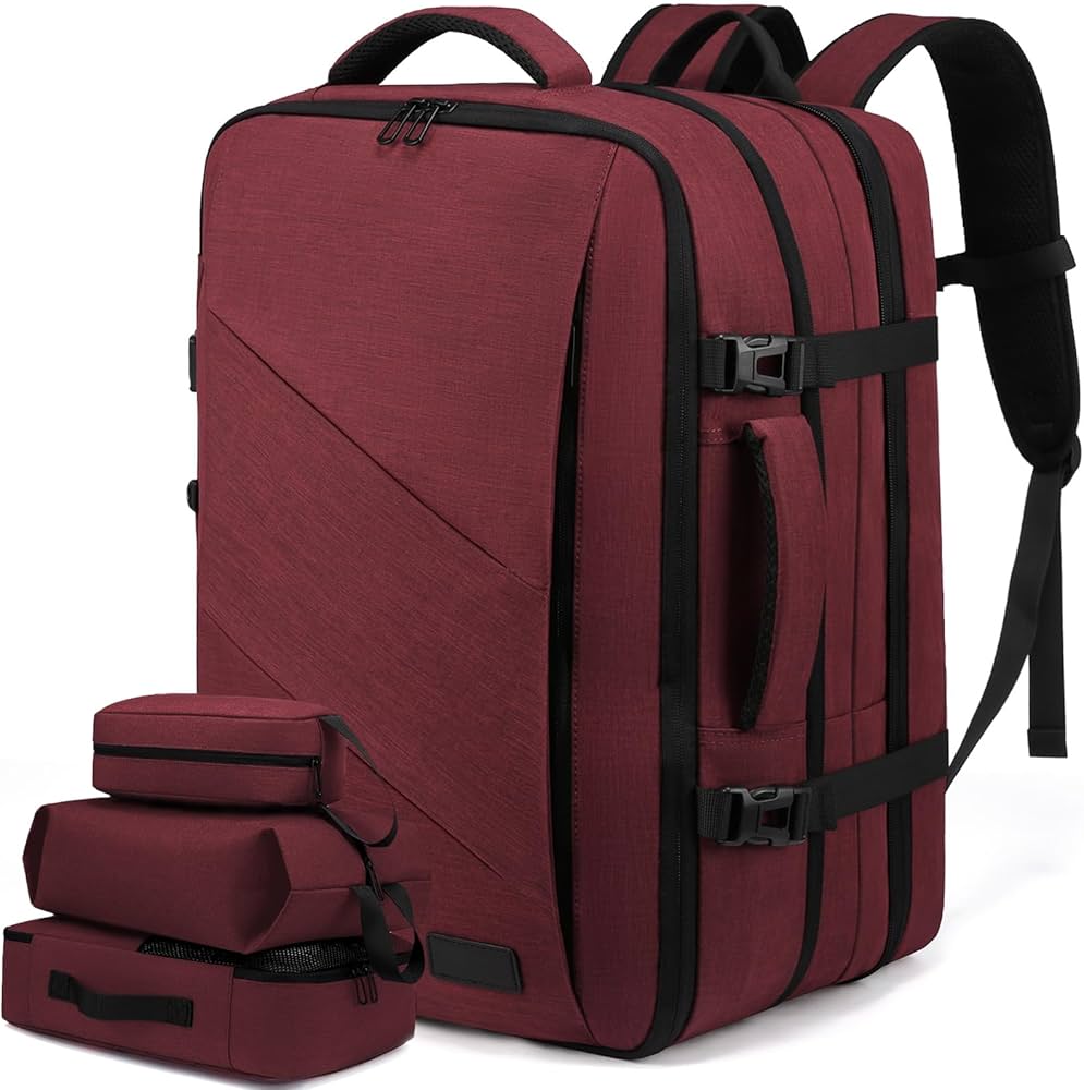 zaino-donna-viaggio-184jat-1.jpg LOVEVOOK Zaino Donna Grande Da Viaggio Per Aereo, Bagaglio A Mano Borse Da Cabina Con porta Usb, Zaino Per PC 15,6 Pollici, Travel Bag Impermeabile ... - immagine 1
