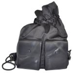 Zaino donna sacca nero impermeabile da trekking con taschini coulisse zip e scompartimenti borsa da viaggio capiente donna zaini Malu Shoes | ...