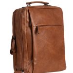 Zaino elegante moderno uomo unisex business travel ecopelle cuoio GIOSAL ZU1142A