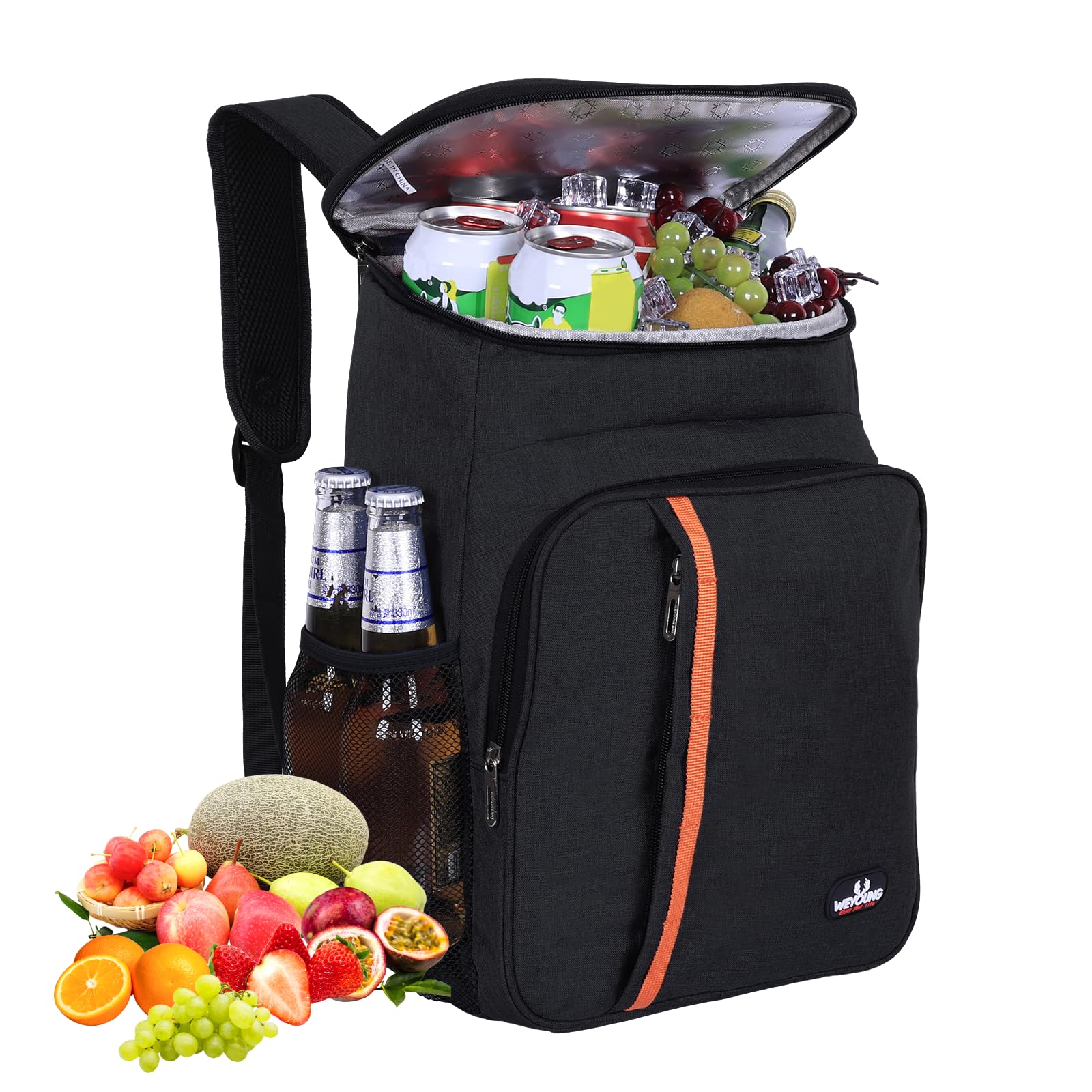 zaino-frigo-902zxi-1.jpg 23L Zaino termico frigo, borsa frigo termica Porta Pranzo Zaino frigo termico portatile,mantiene il cibo caldo o freddo, gita di un giorno al parco, ... - immagine 1
