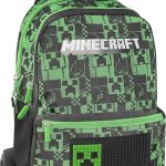 MINECRAFT Zaino Scuola Con Trolley Staccabile e Regolabile in Altezza, con Manico e Spallacci a Scomparsa, Ampio Vano e Tasca Frontale a Zip Zainetto Bambino Verde, 32x52hx23 : Amazon.it: Moda