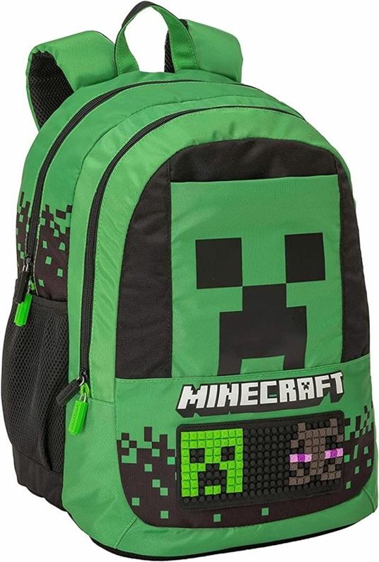 zaino-minecraft-682hqt-1.jpg Zaino organizzato Minecraft Minecraft Cartoleria e scuola | IBS - immagine 1