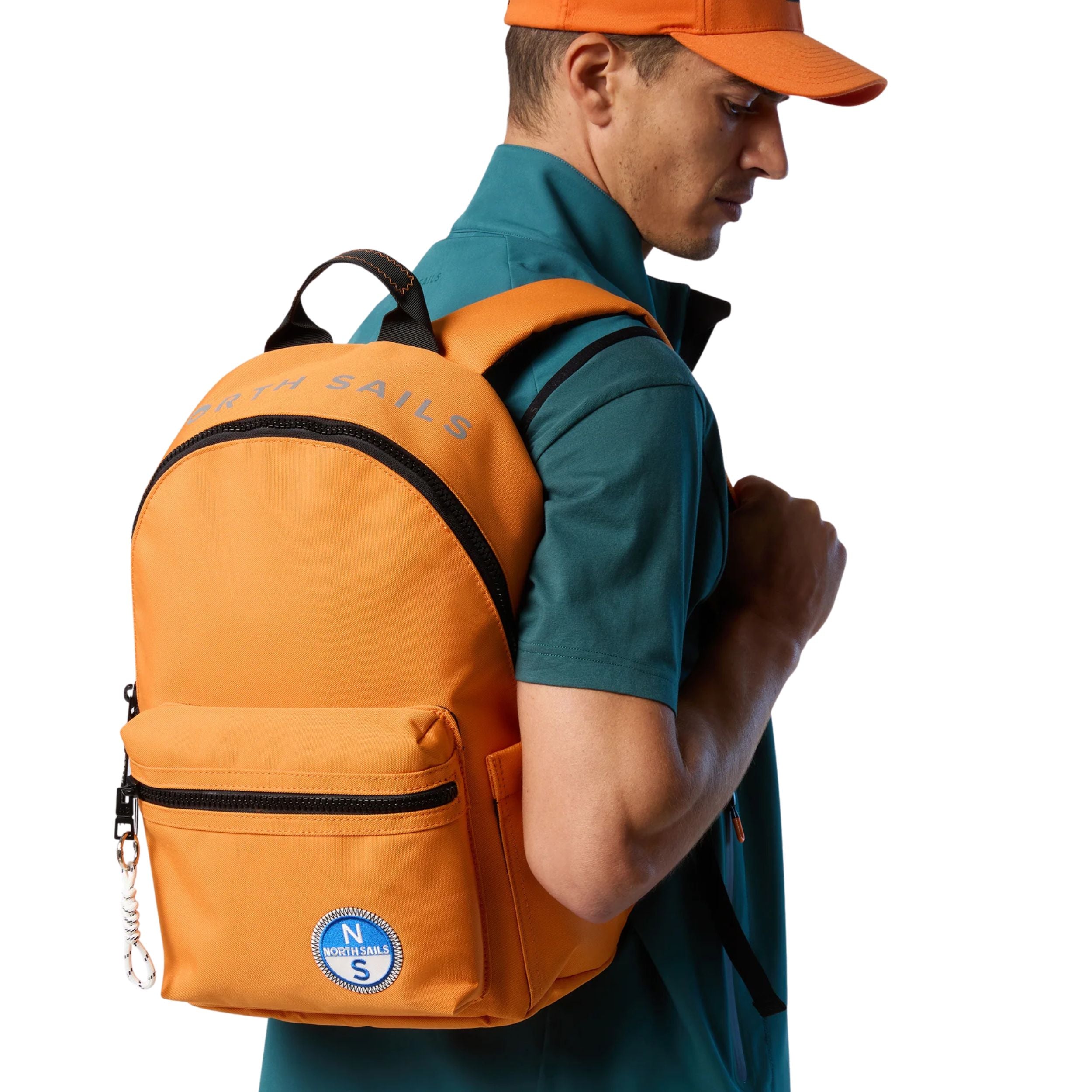 zaino-north-sails-521slf-1.jpg North Sails zaino core 28x13x43 cm canvas di cotone spalmato porta pc laptop 631042 - immagine 1