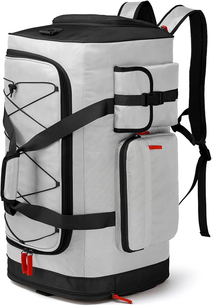 zaino-palestra-175cnx-1.jpg TAIHOYIN Borsa da Viaggio e Borsone Sportiva da Uomo 70L Grande Zaino Palestra con Porta Scarpe per Viaggio, Campeggio, Sport, Grigio : Amazon.it: Moda - immagine 1