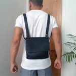 2in1 Mini zaino da uomo in pelle zaino da uomo borsa da viaggio zaino da viaggio unisex borsa posteriore in pelle nera zaino gotico borsa in pelle nera Etsy Italia