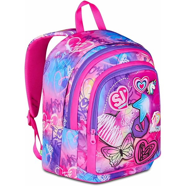 zaino-seven-bambina-269zio-1.jpg zaino Seven SJ Girl High Tech Sdoppiabile con Shifty System AZZURRO regolabile in base all'altezza bambina 2C2001810 elementari bambina 27x41x22Cm 28lt spallacci imbottiti cards sj schienale imbottit : Amazon.it: Moda - immagine 1