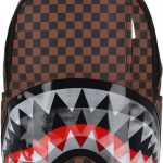 Zaino Sprayground Sharks in Paris marrone e nero : Amazon.it: Moda