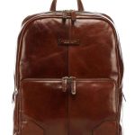 Zaino The Bridge Vespucci Marrone Buroni Pelletterie