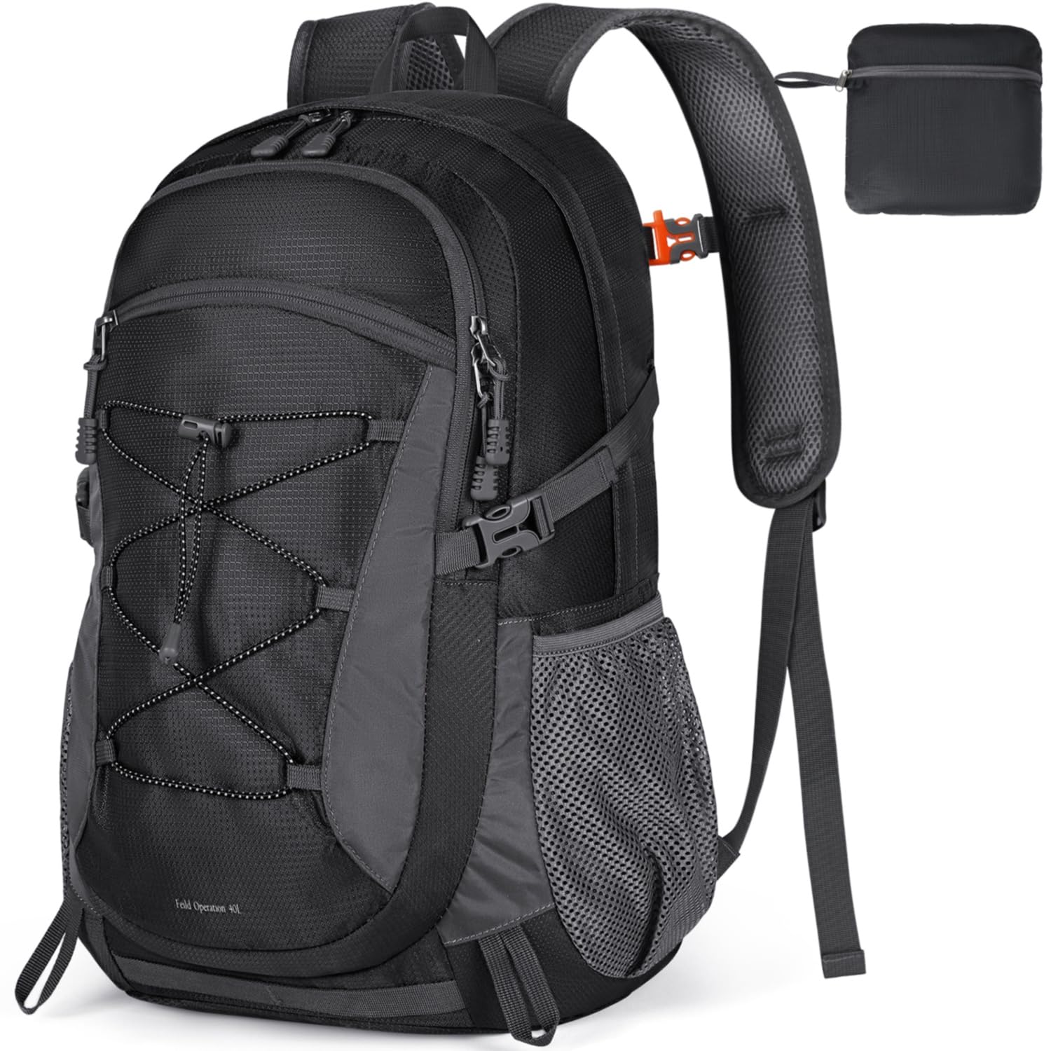 zaino-trekking-40-litri-318xmy-1.jpg RAINSMORE Zaino Trekking 40 Litri Grande Pieghevole, Zaino Montagna Impermeabile per Uomo/Donna, Zaino da Viaggio Leggero Traspirante, per ... - immagine 1